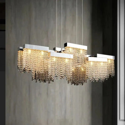Barton Crystal Dining Room Chandelier - cyranlighting