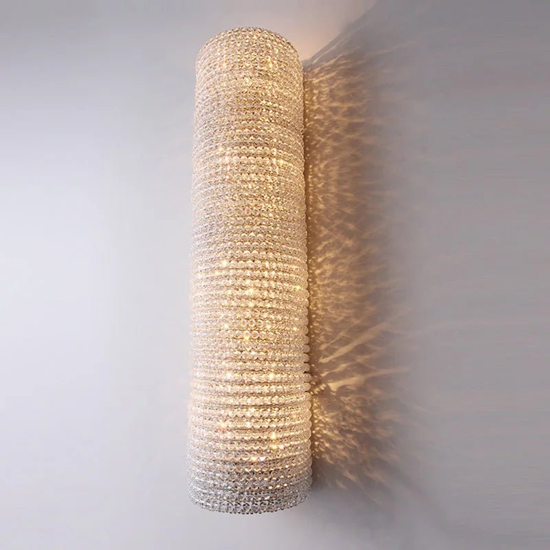 Bergamo Crystal Wall Sconce - cyranlamps