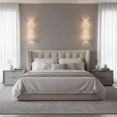 Bergamo Crystal Wall Sconce - cyranlamps