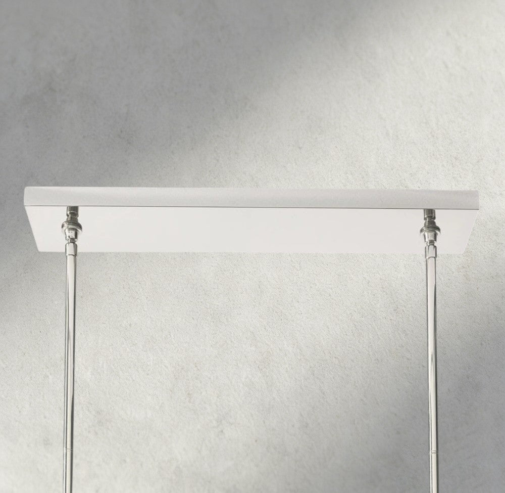 Beula De Cristal Double Linear Chandelier 60" - cyranlighting