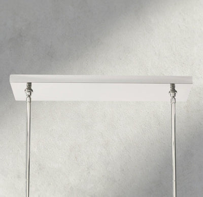 Beula De Cristal Double Linear Chandelier 60" - cyranlighting
