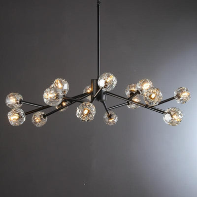 Beula De Cristal Round Chandelier 24", 36", 48", 60", 72" - cyranlighting