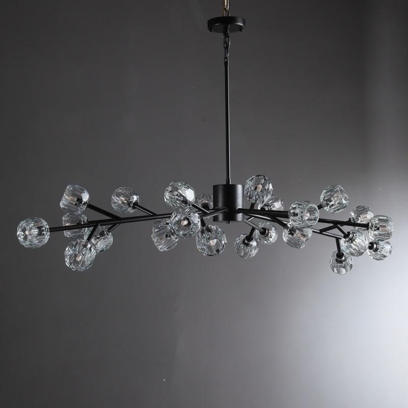 Beula De Cristal Round Chandelier 24", 36", 48", 60", 72" - cyranlighting