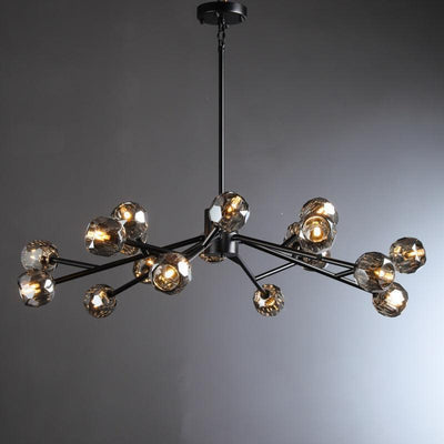Beula De Cristal Round Chandelier 24", 36", 48", 60", 72" - cyranlighting