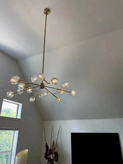 Beula De Cristal Round Chandelier 24", 36", 48", 60", 72" - cyranlighting