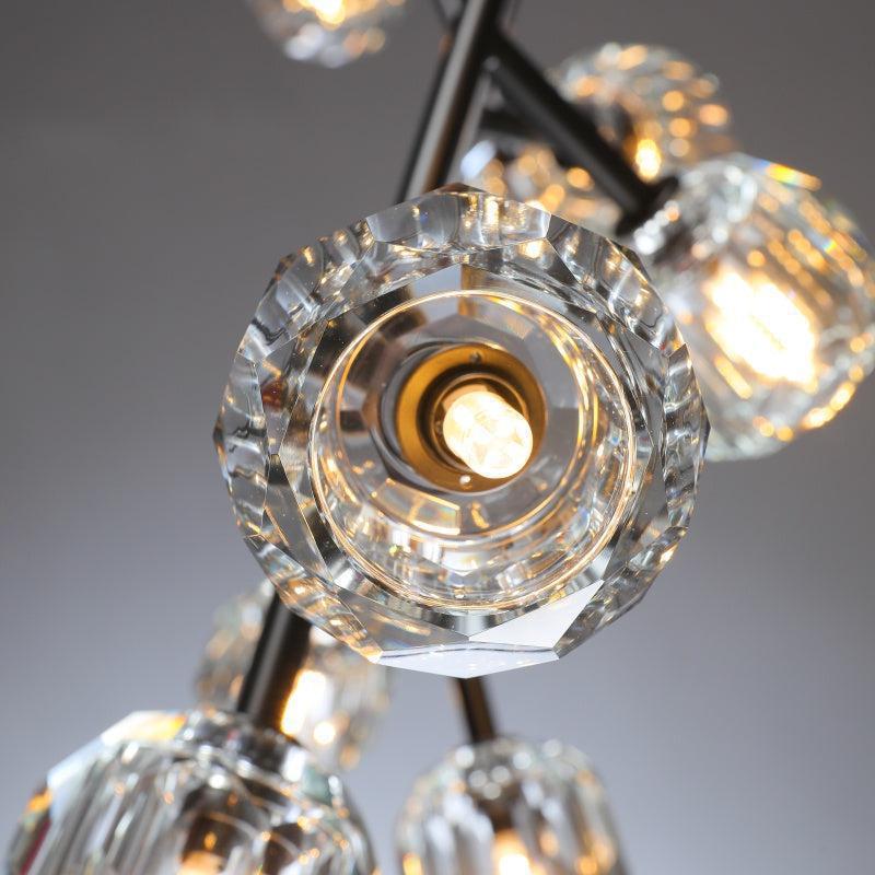 Beula De Cristal Round Chandelier 24", 36", 48", 60", 72" - cyranlighting