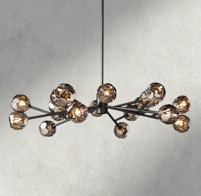 Beula De Cristal Round Chandelier 24", 36", 48", 60", 72" - cyranlighting