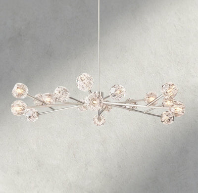 Beula De Cristal Round Chandelier 24", 36", 48", 60", 72" - cyranlighting