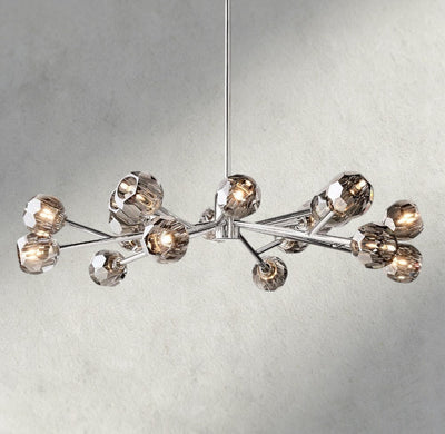 Beula De Cristal Round Chandelier 24", 36", 48", 60", 72" - cyranlighting
