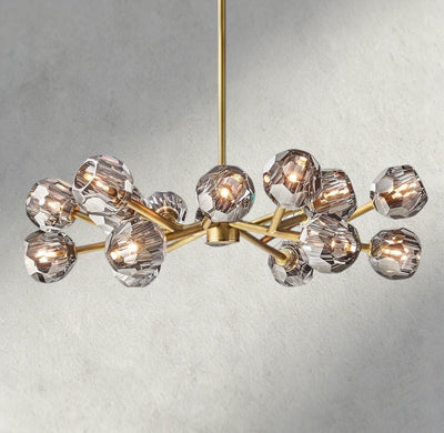 Beula De Cristal Round Chandelier 24", 36", 48", 60", 72" - cyranlighting
