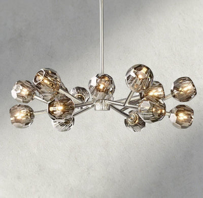 Beula De Cristal Round Chandelier 24", 36", 48", 60", 72" - cyranlighting