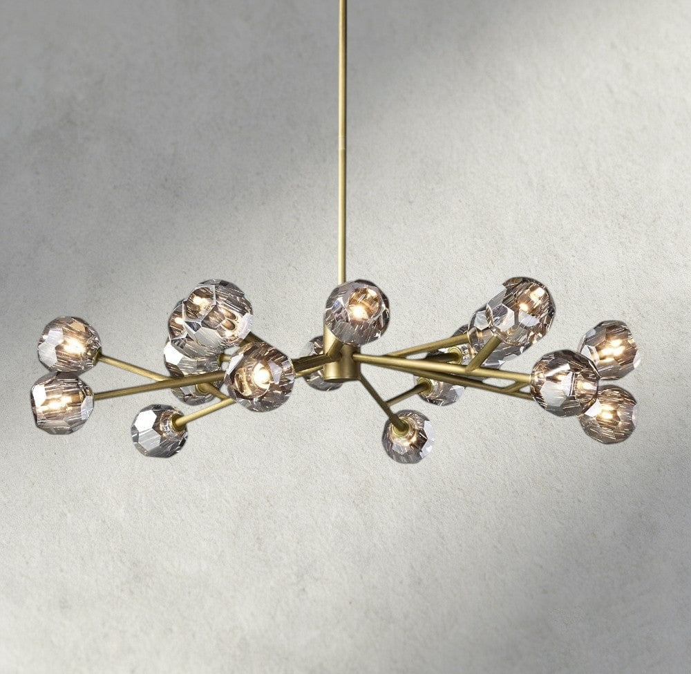 Beula De Cristal Round Chandelier 24", 36", 48", 60", 72" - cyranlighting