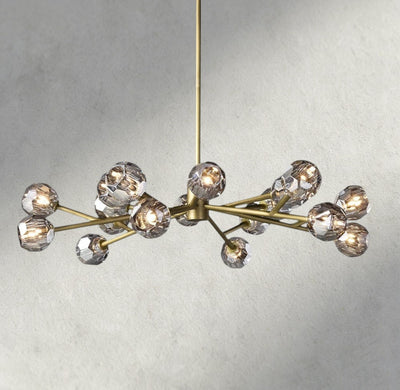 Beula De Cristal Round Chandelier 24", 36", 48", 60", 72" - cyranlighting