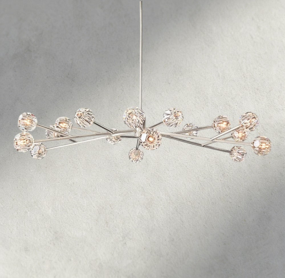 Beula De Cristal Round Chandelier 24", 36", 48", 60", 72" - cyranlighting