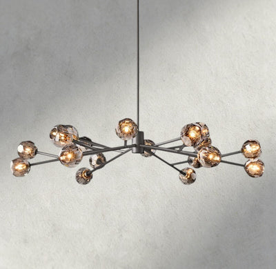 Beula De Cristal Round Chandelier 24", 36", 48", 60", 72" - cyranlighting