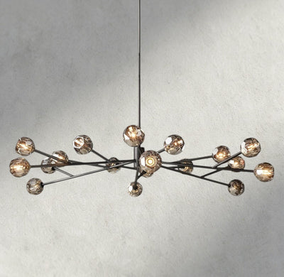 Beula De Cristal Round Chandelier 24", 36", 48", 60", 72" - cyranlighting