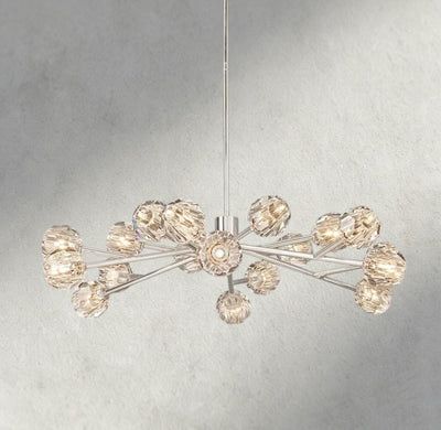 Beula De Cristal Round Chandelier 24", 36", 48", 60", 72" - cyranlighting