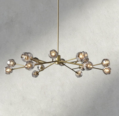 Beula De Cristal Round Chandelier 24", 36", 48", 60", 72" - cyranlighting