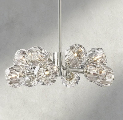 Beula De Cristal Round Chandelier 24", 36", 48", 60", 72" - cyranlighting
