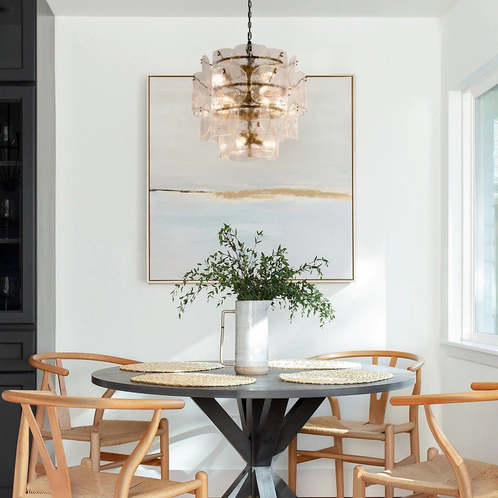 Blaire Round Chandelier - cyranlamps
