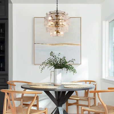Blaire Round Chandelier - cyranlamps