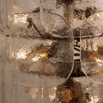 Blaire Tiered Blown Glass Chandelier - cyranlamps