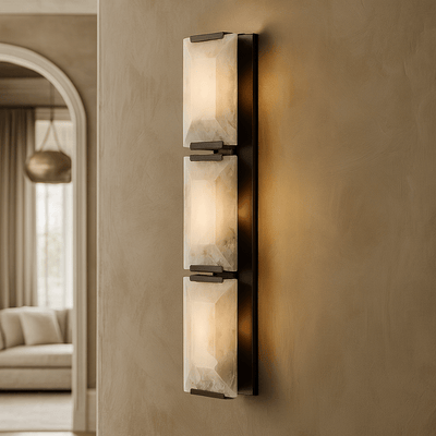 Brookhill Calcite Crystal Sconce - cyranlamps