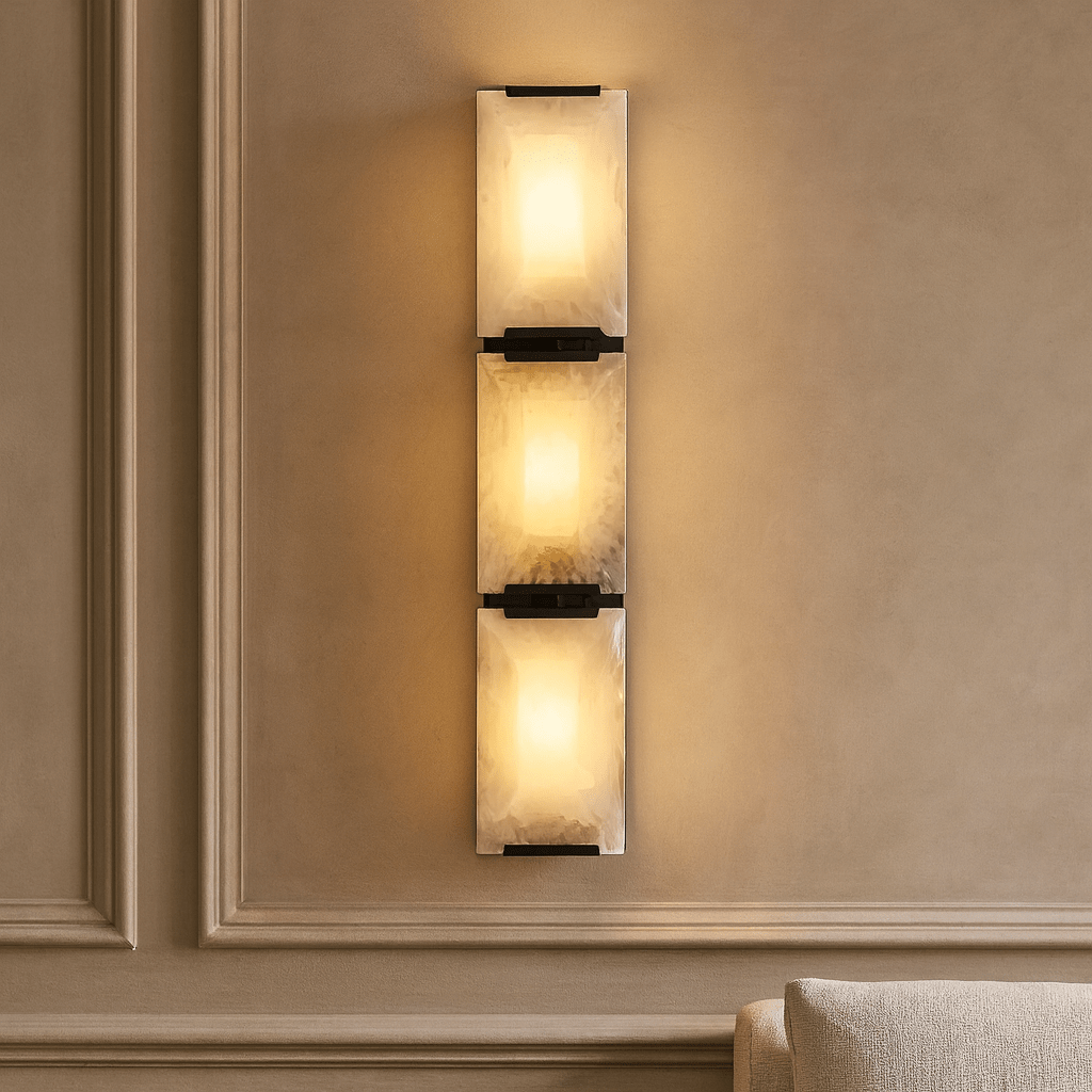 Brookhill Calcite Crystal Sconce - cyranlamps