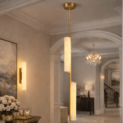BUDUBON ALABASTER PENDANT - cyranlighting