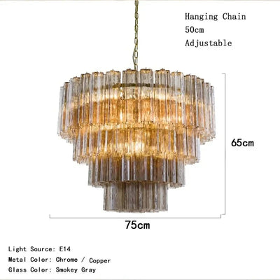 Burney Modern Chandelier - cyranlighting