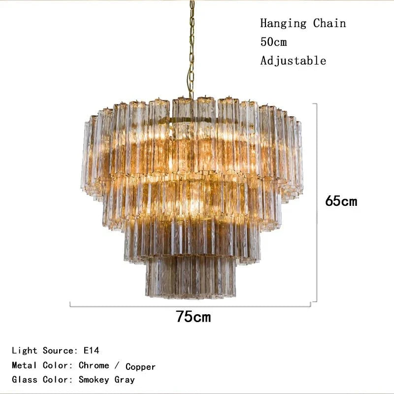 Burney Modern Chandelier - cyranlamps