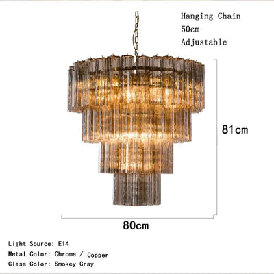 Burney Modern Chandelier - cyranlamps