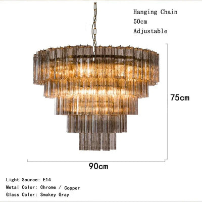 Burney Modern Chandelier - cyranlamps