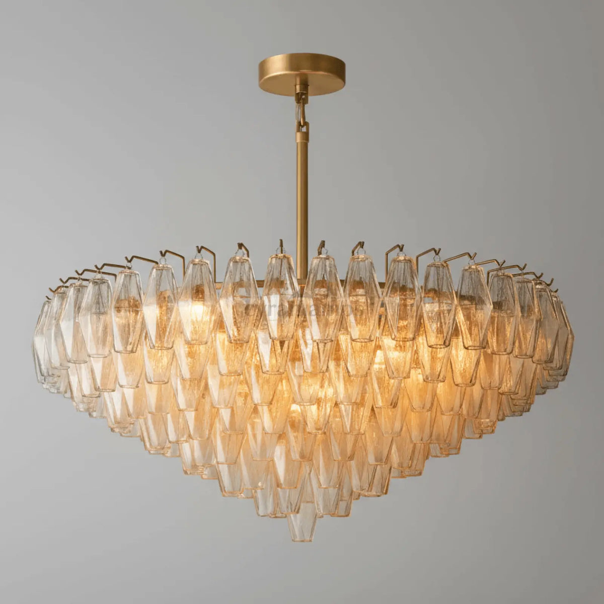 Burnley Glass Chandelier - cyranlighting