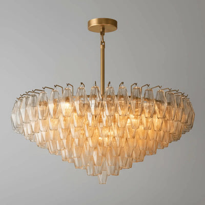 Burnley Glass Chandelier - cyranlighting