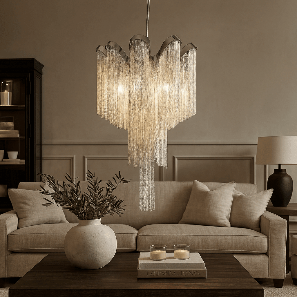 Cadena French Empire Chandelier - cyranlamps