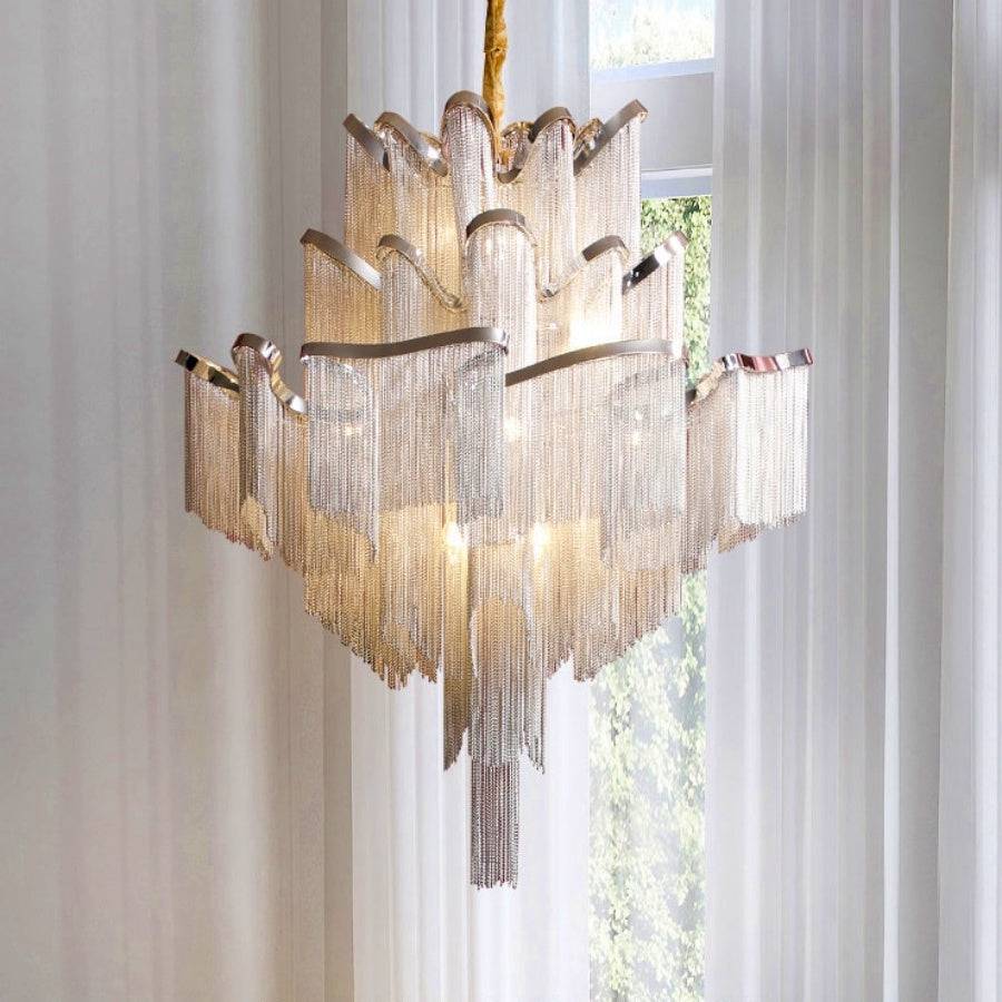 Cadena French Empire Chandelier - cyranlamps
