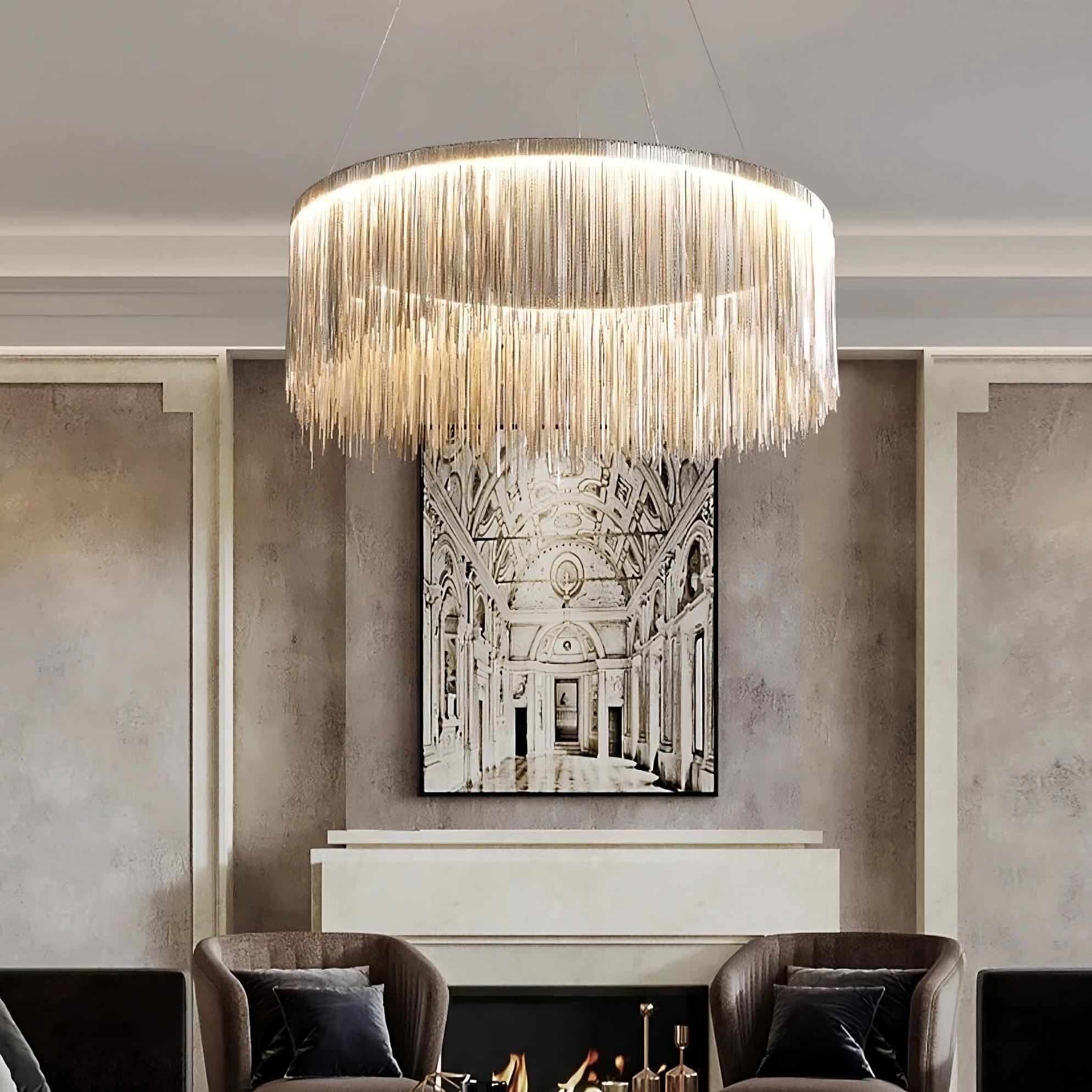 Cadena Modern Chandelier - cyranlamps
