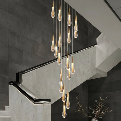 Cadere Modern Staircase Chandelier - cyranlamps