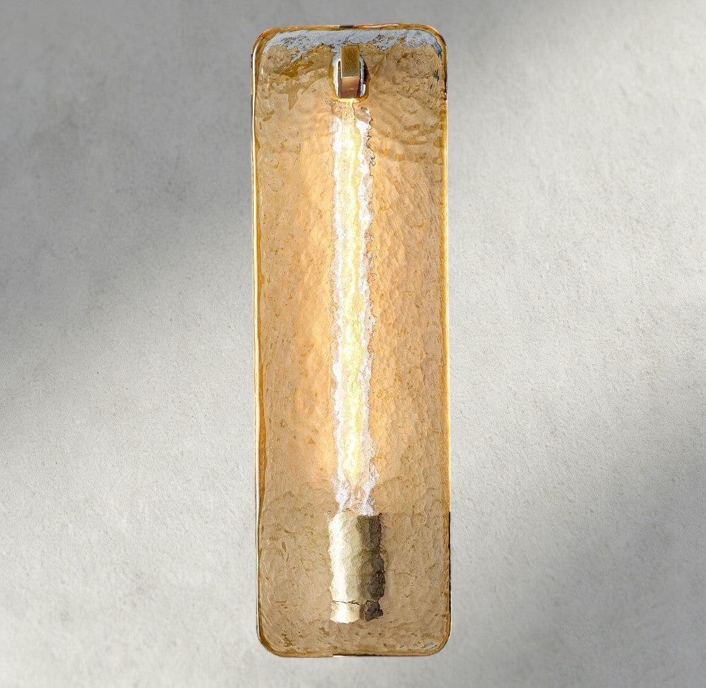 Calam Glass/ Alabaster Sconce 13", 16" - Cyran Lamps