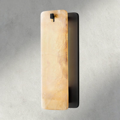 Calam Glass/ Alabaster Sconce 13", 16" - Cyran Lamps