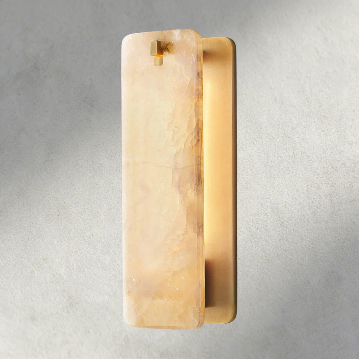 Calam Glass/ Alabaster Sconce 13", 16" - Cyran Lamps