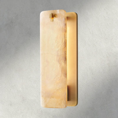Calam Glass/ Alabaster Sconce 13", 16" - Cyran Lamps