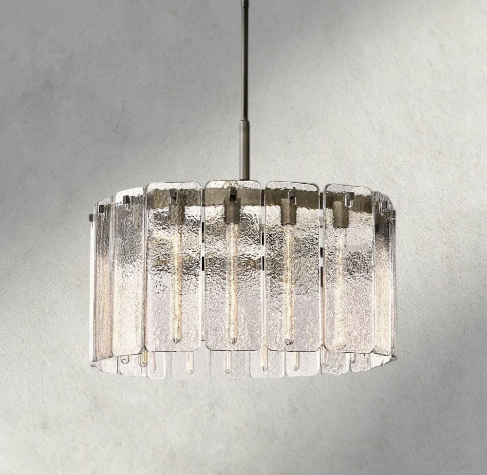 Calam Glass Round Chandelier 36", 48", 60" - Cyran Lamps