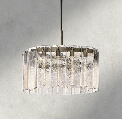 Calam Glass Round Chandelier 36", 48", 60" - Cyran Lamps