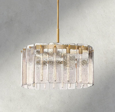Calam Glass Round Chandelier 36", 48", 60" - Cyran Lamps