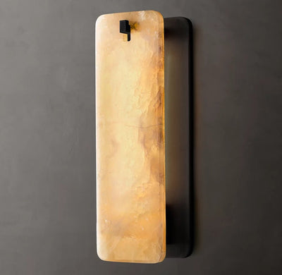 Calamette Modern Onyx Sconce - Cyran Lamps