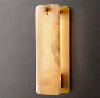 Calamette Modern Onyx Sconce - Cyran Lamps