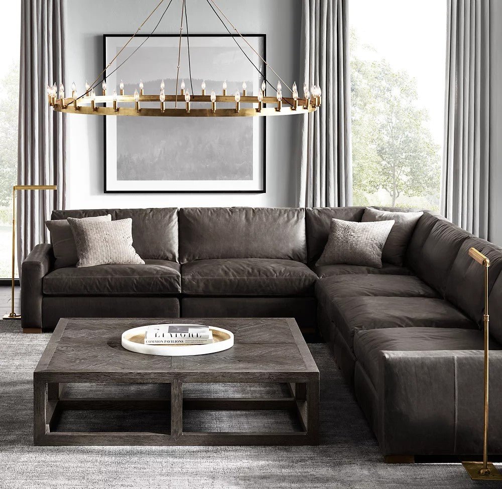 Camena Vintage Candelabra Round Chandelier - Cyran Lamps