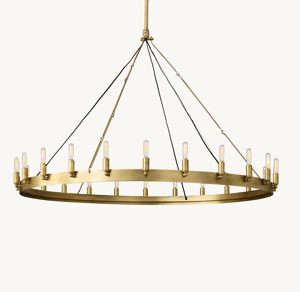 Camena Vintage Filament Round Chandelier - Cyran Lamps
